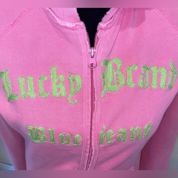 Vintage Lucky Brand hoodie Y2K - Picture 2 of 11